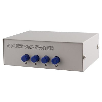 Abcd 4 Way Switch Box, Hd15 (Vga) Female