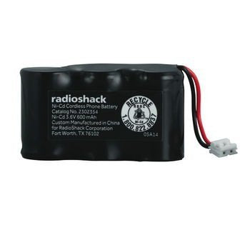Radioshack 3.6V/600Mah Ni Cd Battery For Ge 5 2729