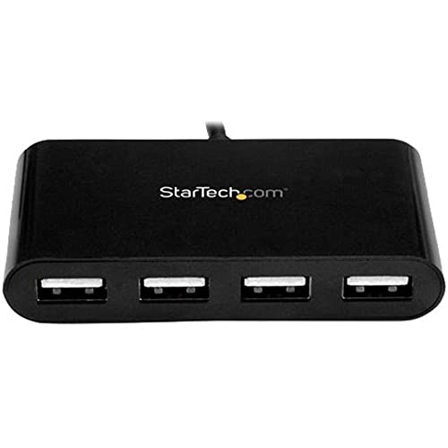 Startech.Com 4 Port Usb C Hub   Usb C To 4X Usb A Hub Adapter   Mini Usb 2.0 Hub   Bus Powered Usb Type C Port Expander (St4200M