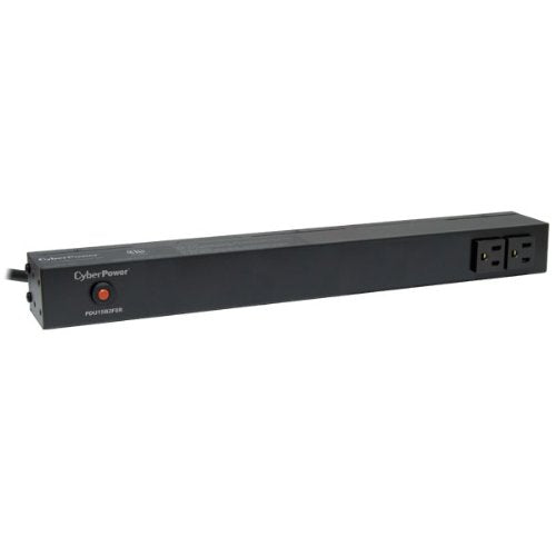 Cyberpower Pdu15B2F8R Basic Pdu, 100 125V/15A, 10 Outlets, 1U Rackmount