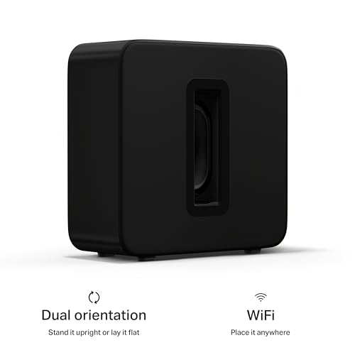 Sonos Sub 4   Wireless Subwoofer   Black