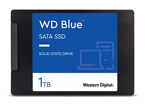 Western Digital 1Tb Wd Blue 3D Nand Internal Pc Ssd   Sata Iii 6 Gb/S, 2.5''/7Mm, Up To 560 Mb/S   Wds100T2B0A