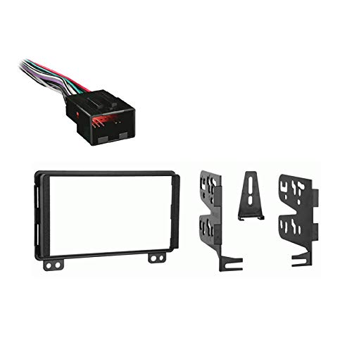 Harmony Audio Ha 701771 Compatible With Ford Mustang 2001 2003 Factory Stereo To Aftermarket Radio Harness Adapter And 95 5026 Double Din Installation Kit
