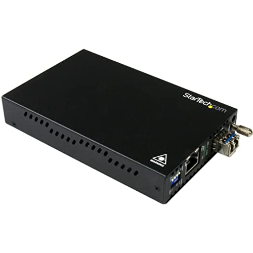 Startech.Com Singlemode (Sm) Lc Fiber Media Converter For 1Gbe Network   10Km   Gigabit Ethernet   1310Nm   With Sfp Transceiver