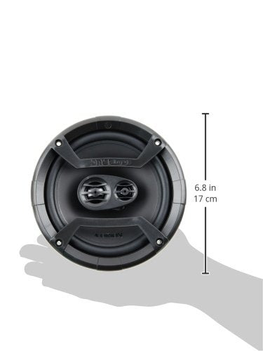 Orion Cobalt Series Cb653 6.5    3-Way Coaxial Car Speakers, 240W, 4 Ohms, Full Range, Enhanced Bass, Polypropylene Cone & Butyl