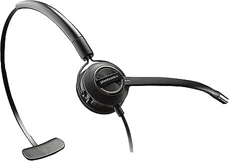 Plantronics   Encorepro Hw540 Convertible Headet   Wired Convertible (3 Wearing Styles) Headset With Boom Mic   Connect To Your