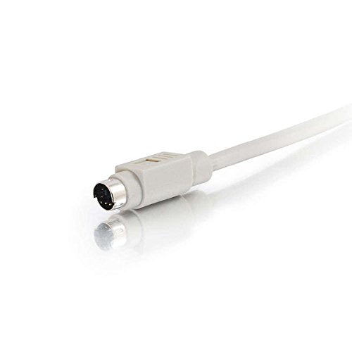 C2G 02715 Ps/2 M/F Keyboard/Mouse Extension Cable, Beige (6 Feet, 1.82 Meters)