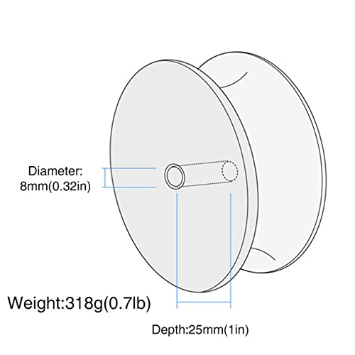 Femeli Record Weight Stabilizer For Vinyl Lp Turntable Record Player Disc(Silver)