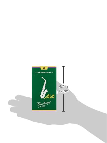 Vandoren Sr262 Alto Sax Java Reeds Strength 2; Box Of 10