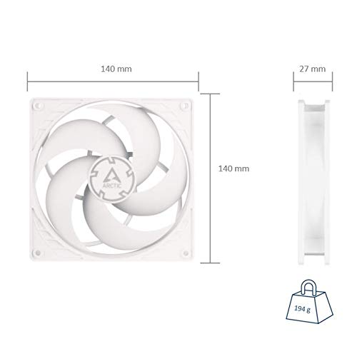 Arctic P14 Pwm Pst   Pc Fan, 140Mm Case Fan With Pwm Sharing Technology (Pst), Pressure Optimised, Quiet Motor, Computer, Fan Sp