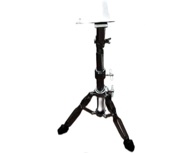 SAIMUSICALS Single Mini Octapad Stand (Nickel) Stand Lyrics Foldable Violin Music Sheet Holder Adjustable Orchestra Conductor Mu