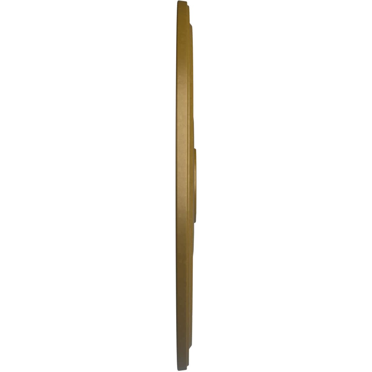 Ekena Millwork Cm24Digls Diane Ceiling Medallion, 24Od X 3 5/8Id X 1 1/4P (Fits Canopies Up To 6 1/4), Hand-Painted Gold