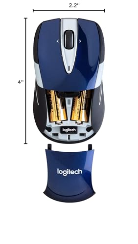Logitech Wireless Mouse M525 - Navy/Grey