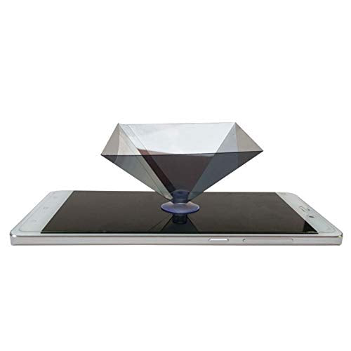 Arinda 3D Hologram Pyramid Display Projector Video Stand Portable For Smart Mobile Phone
