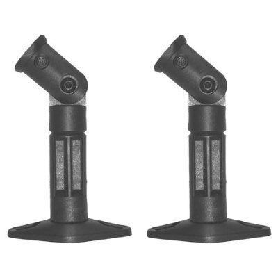 Videosecu Universal 2 Black Satellite Speaker Brackets/Mounts For Walls And Ceilings Bs2