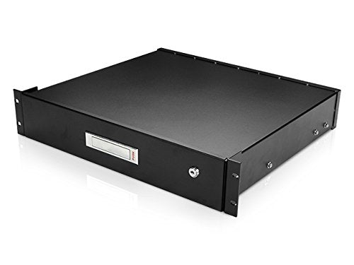 Istarusa Accessory Wa Dwr2Ub 2U Sliding Drawer With Key Lock Brown Box