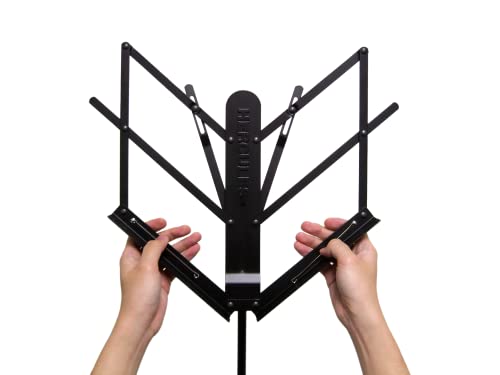 Hercules Bs100B Two Section Music Stand Black