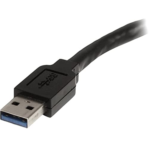 Startech.Com 16.4Ft Active Usb 3.0 Extension Cable With Ac Power Adapter   Shielded   Male To Female Usb Usb 3.1 Gen 1 Type A (5