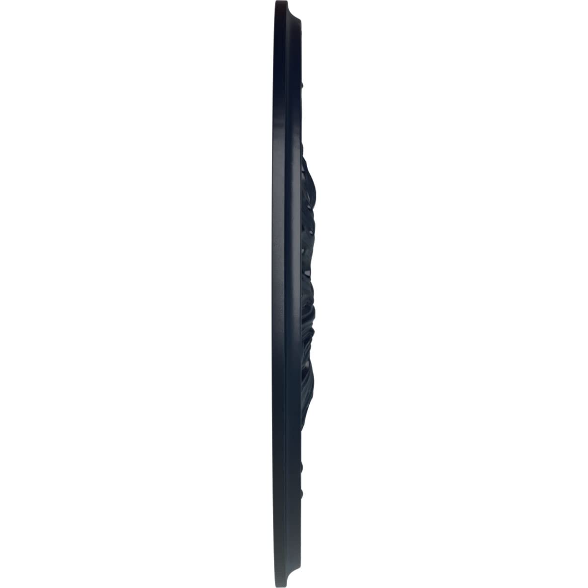 Ekena Millwork Cm12Lemdf Legacy Acanthus Ceiling Medallion, 12 3/4''Od X 7/8''P (Fits Canopies Up To 3 1/2''), Hand Painted Midn