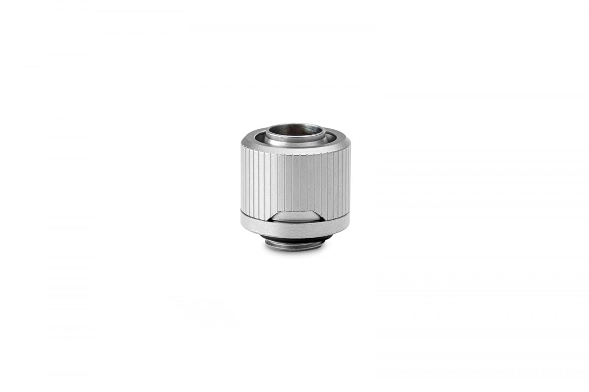 Ekwb Ek Quantum Torque Stc 12/16 Compression Fitting For Soft Tubing, 12/16Mm (7/16'' Id, 5/8'' Od), Satin Titanium