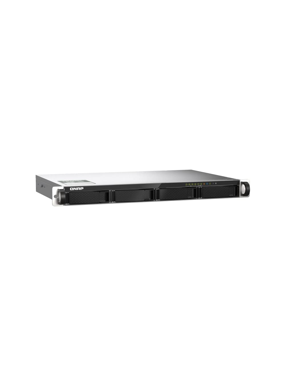 Qnap Ts 435Xeu 4G Us 4 Bay High Speed Short Depth Rackmount Nas With M.2 Nvme Ssd, Quad Core Marvell Octeon Cpu, 4Gb Ddr4 Memory