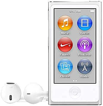 Music Player Ipod Nano 7Th Generation 16Gb Silver Packaged In Plain White Box