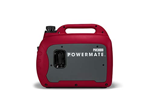 Powermate Pm3000I 3,000 Watt Gas Powered Portable Inverter Generator   Ultra Quiet Performance   Lightweight And Ideal For Home,