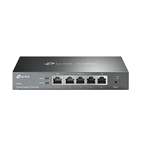 Tp Link Er605 | Multi Wan Wired Vpn Router | Up To 4 Gigabit Wan Ports | Spi Firewall Smb Router | Omada Sdn Integrated | Load B