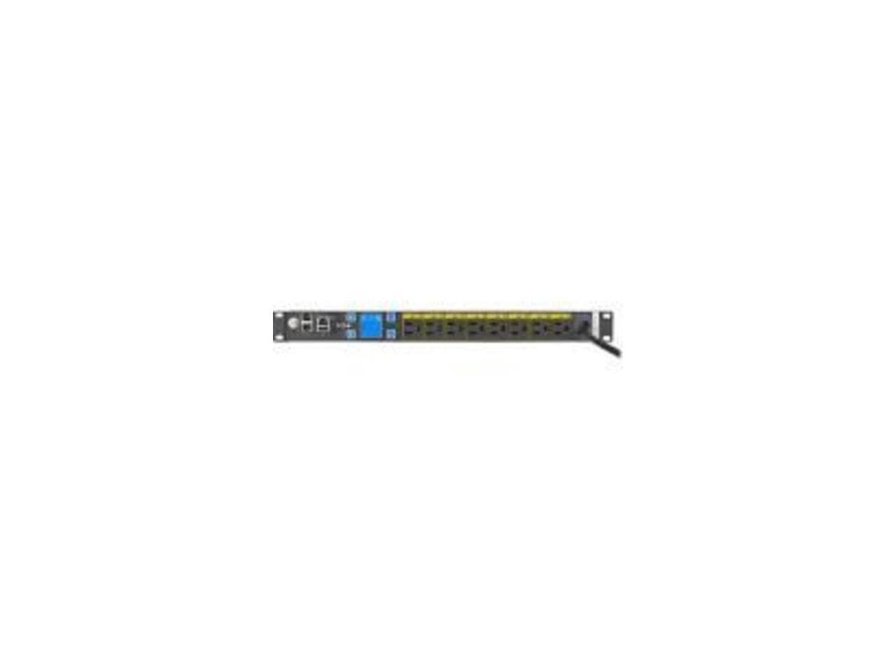 Eaton Electrical - Emat08-10 - Eaton Epdu Managed 8-Outlet Pdu - Nema 5-15P - 8 X Nema 5-15R - 120 V Ac - 1.44 Kva - Network (Rj