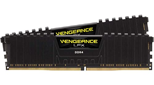 Corsair Vengeance Lpx 16Gb (2X8Gb) Ddr4 Dram 3200Mhz C16 Desktop Memory Kit - Black (Cmk16Gx4M2B3200C16)