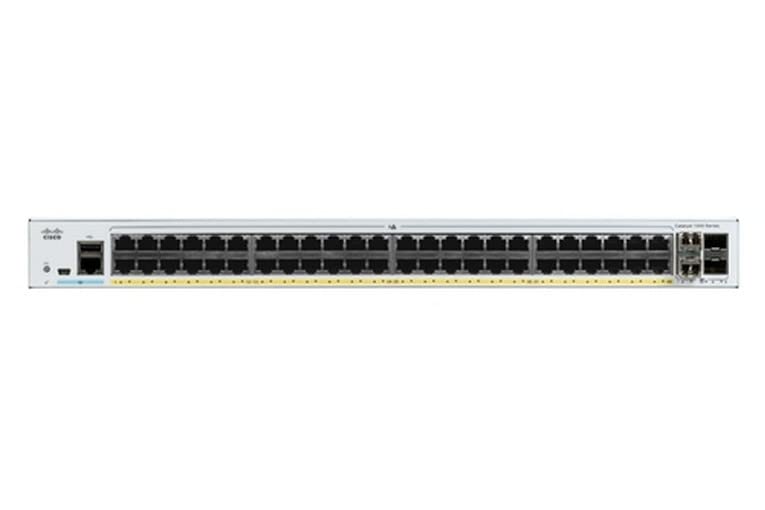 Cisco Catalyst 1000 48T 4G L Network Switch, 48 Gigabit Ethernet Ports, 4 1G Sfp Uplink Ports, Enhanced Limited (C1000 48T 4G L)