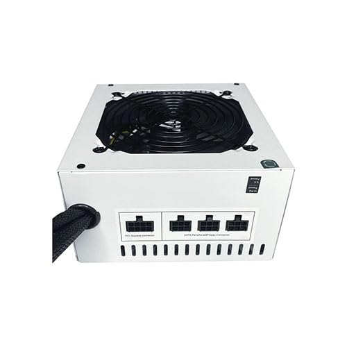 Apevia Atx Es700 Wh Essence 700W Atx Semi Modular Gaming Power Supply With Auto Thermally Controlled 120Mm Black Fan, 115/230V S