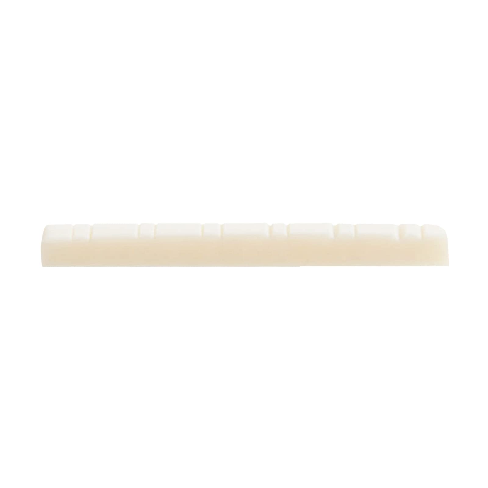 Miwayer 12 String Electric Guitar Bone Nut Flat Bottom Pre Slotted Made Of Real Bone (48 X 3 X 5Mm 1 Pack)