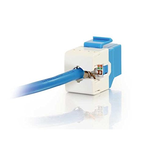 Cables To Go   Keystone Jack   Rj 45   Blue   1 Port