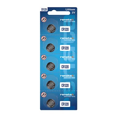 Renata Cr1220 Batteries   3V Lithium Coin Cell 1220 Battery (5 Count)