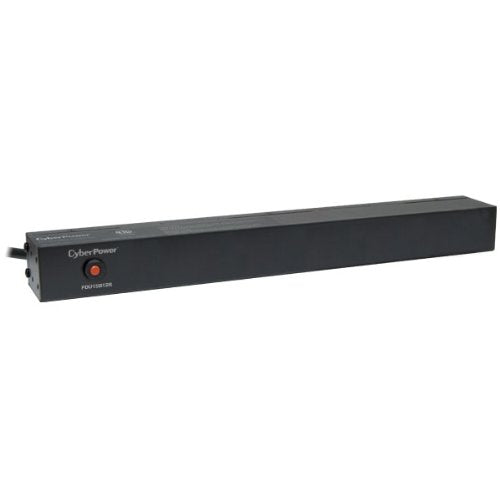Cyberpower Pdu15B12R Basic Pdu, 100 125V/15A, 12 Outlets, 1U Rackmount