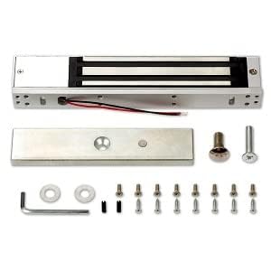 Mengqi Control Waterproof Metal Rfid+Pin Code Door Entry And Exit Verification System & 600Lbs Electric Magnetic Lock+110V Power Supply+Rfid Keychains/Cards