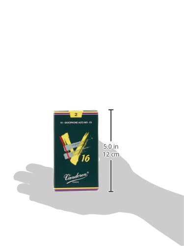 Vandoren Sr702 Alto Sax V16 Reeds Strength 2; Box Of 10
