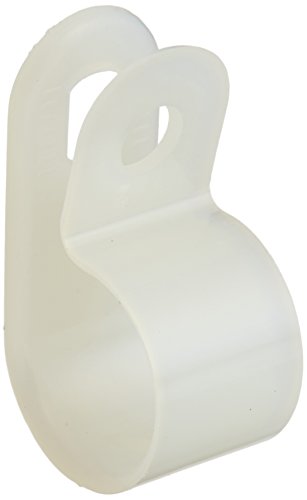 C2G 43050 0.5 Inch Nylon Cable Clamp Multipack (50 Pack) Taa Compliant, White