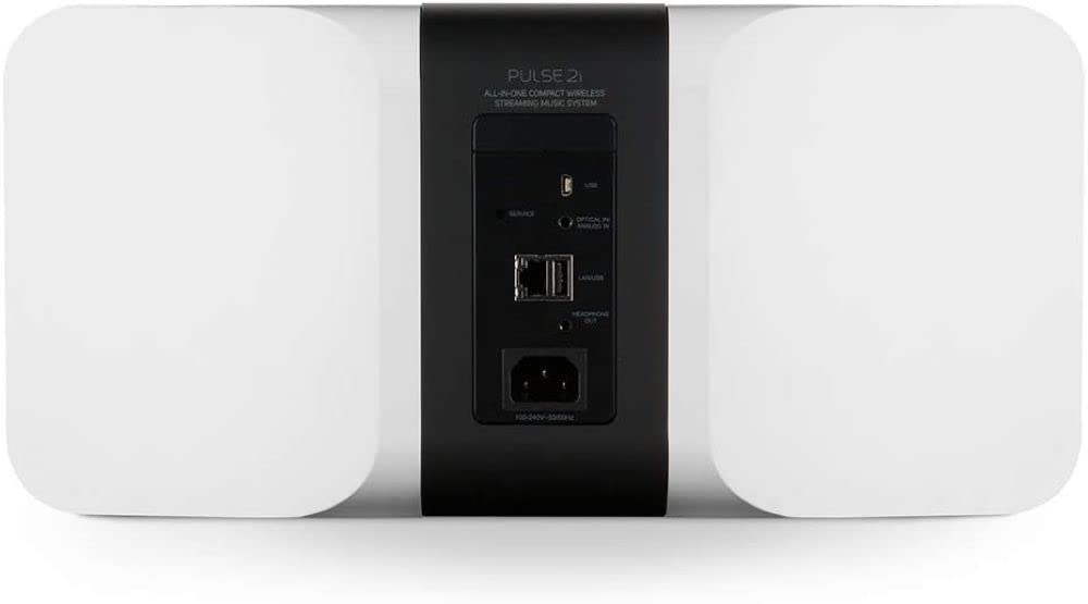 Bluesound Pulse 2I Wireless Multi Room Smart Speaker With Bluetooth   White   Compatible With Alexa And Siri