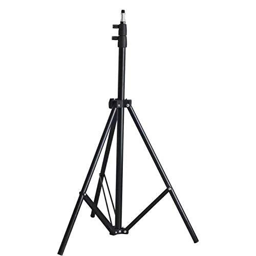 Riqiorod Light Stand, 7 Foot Photography Tripod Stand, Floor Selfie Ring Light Support For Studio, Umbrella, Backdrop, Led Panel