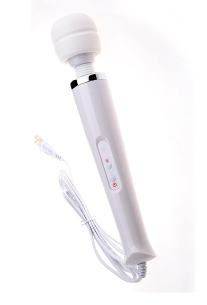 Finever Power Massager Big Tool Electric Foot Neck Back Hand Leg Arm Shoulder Massage Aches Sports Recovery For Women (White Col