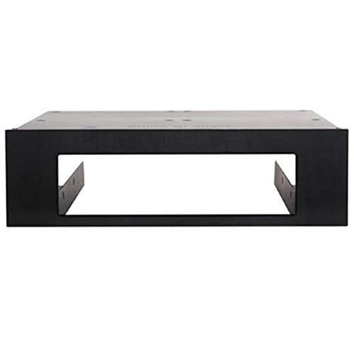Black,, Aluminum Front Panel 5.25'' To A 3.5'' Bay Converter, Support 1X External 3.5'' Device Or 1X Internal 3.5'' Device Or 2X