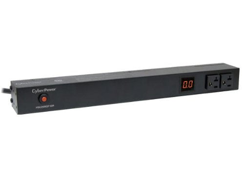 Cyberpower Pdu20M2F10R Metered Pdu, 100 125V/20A, 12 Outlets, 1U Rackmount