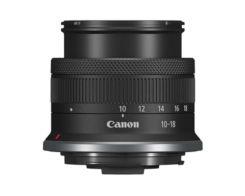 Canon RF S10 18mm F4.5 6.3 is STM Ultra Wide Angle Zoom Lens, Mirrorless, Great for Vlogging & Selfies, Compact & Lightweight, for Video, Travel, Landscapes & Interiors