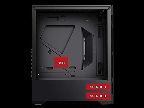 Bgears B Voguish Gaming Pc Case With Tempered Glass Panels, Usb3.0, Support E Atx, Atx, Matx, Itx. (Fans Are Sold Separately)