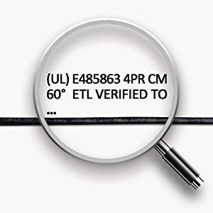 Cable Matters 10Gbps Snagless Long Cat 6 Ethernet Cable   125ft, Cat 6 Cable, Cat6 Cord, Ethernet Cord, Black