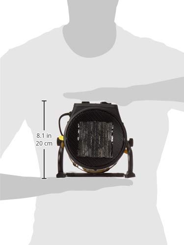 Dura Heat Euh1465 Electric Forced Air Heater With Pivoting Base 5,120 Btu, Yellow