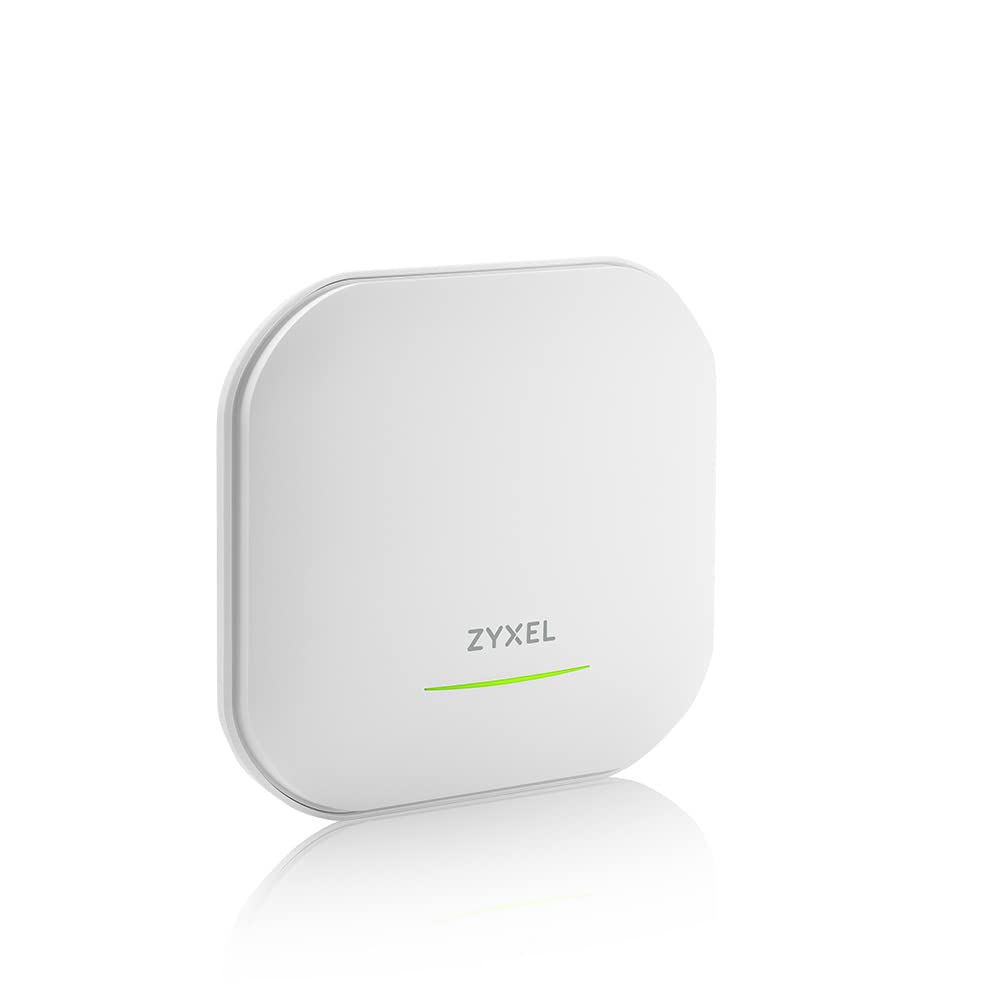 Zyxel Wifi 6E Axe5400 2.5G Multi-Gigabit Business Ap | Bandflex 2.4Ghz And 5Ghz Or 6Ghz Operation | 1 Gbe Passthru| Mesh, Seamle