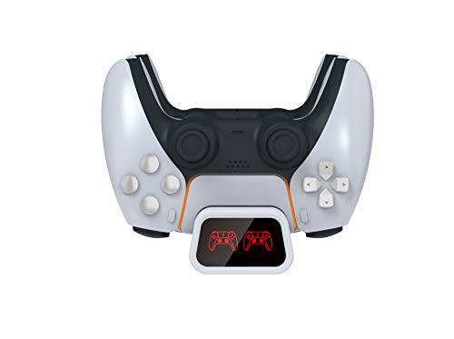 Verbatim Dual Charging Stand For Use With Playstation 5 Dualsense Wireless Controller 70725